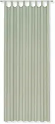 Schlaufenvorhang Hanna in Grün, 2 Stk.