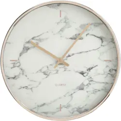 Wanduhr Priya in grau/weiß