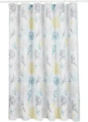 Duschvorhang Koralle in Weiß ca. 180x200cm