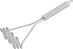 Kartoffelstampfer Dani in Edelstahlfarben