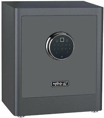 Tresor „MySafe 350 Premium“, Zahlenkombination & Finderabdruck, grau grau | 35 cm | Fingerabdruck, Zahlenkombination