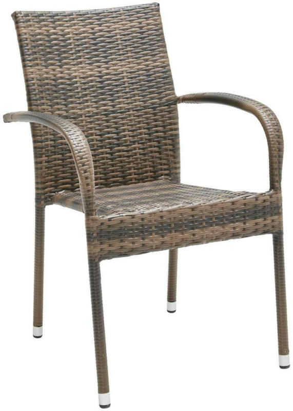 Gartenstuhl Stapelbar Emilia, Polyrattan