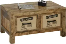 Couchtisch in Naturfarben massiv