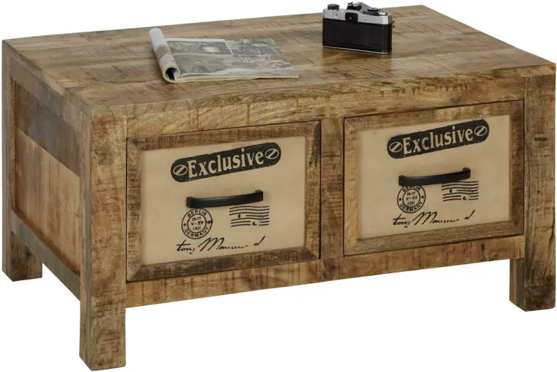 Couchtisch in Naturfarben massiv