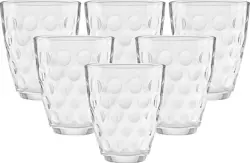 Gläserset Dots ca. 390ml, 6 tlg.