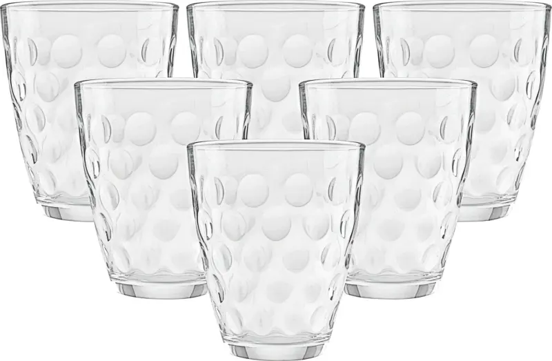 Gläserset Dots ca. 390ml, 6 tlg.