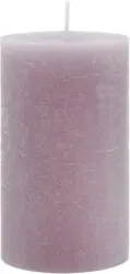 Stumpenkerze Lia in Mauve