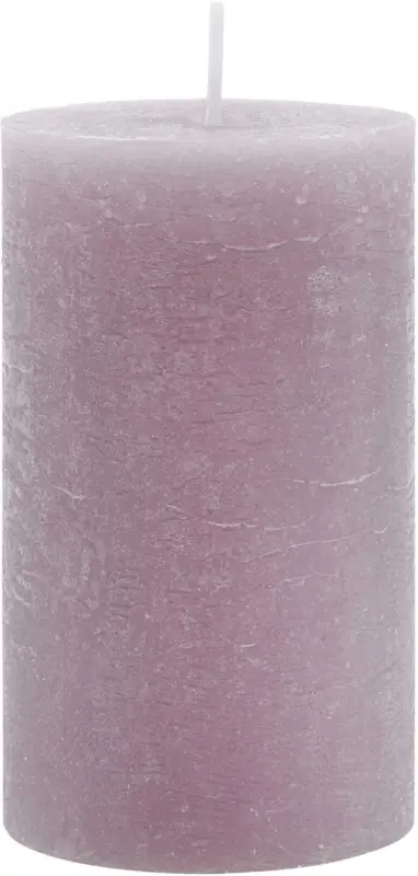 Stumpenkerze Lia in Mauve