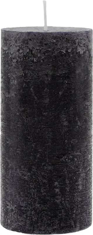 Stumpenkerze LIA Schwarz