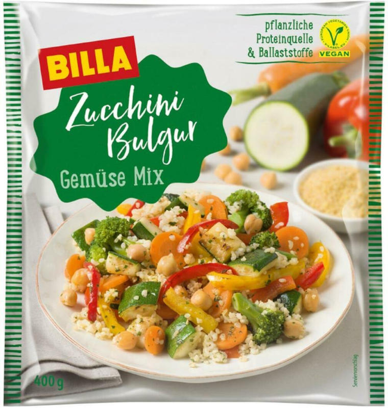 BILLA Zucchini Bulgur Gemüse Mix