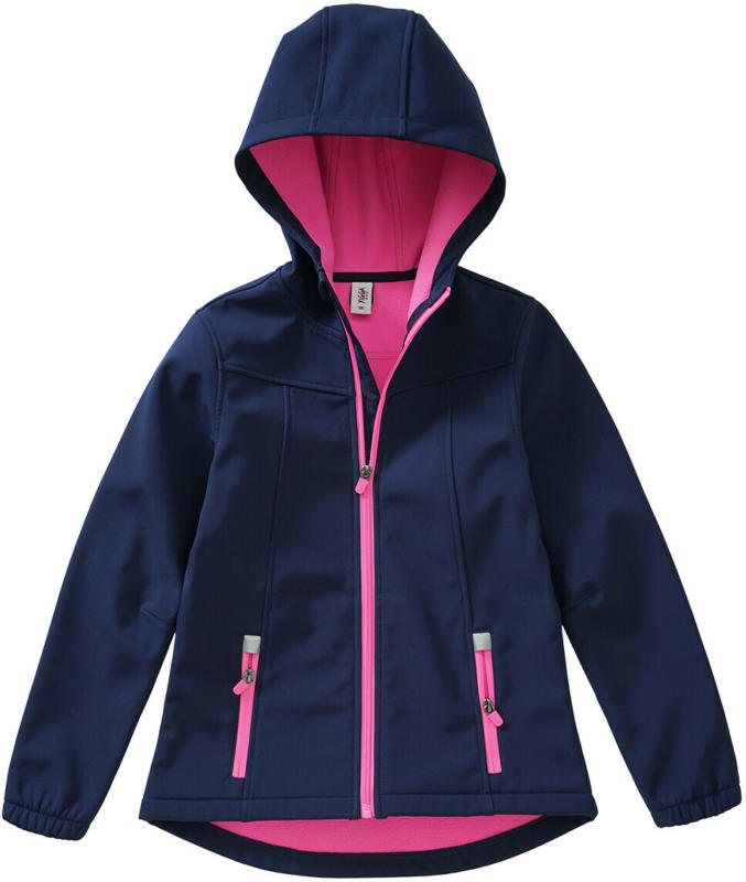Mädchen Softshelljacke mit Kapuze (Nur online)