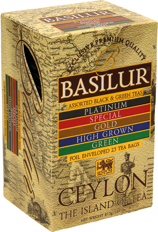 Teemischung aus 5 Sorten Ceylon Schwarzer und Grüner Tee