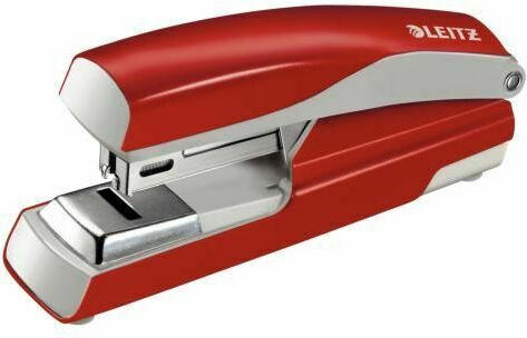 LEITZ Flachheftgerät ”Nexxt” aus Metall für 30 Blatt rot