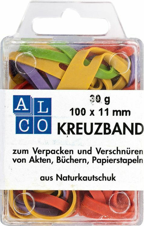 Alco Gummiringe X-Band 100 x 11 mm bunt