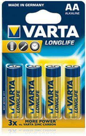 VARTA Longlife Mignon AA Batterie, 4 Stück