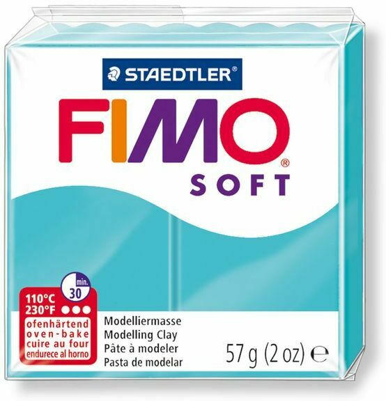 STAEDTLER Fimo Soft Einzelblock ofenhärtend pfefferminz