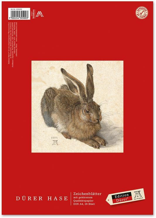 EDITION DÜRER Zeichenblätter A4 gekörnt 20 Blatt