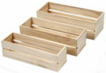 PAGRO DISKONT Holzboxen 3 Stück