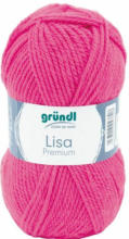 PAGRO DISKONT GRÜNDL Wolle ”Lisa Premium” 50g neonrosa