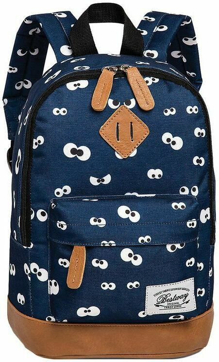 BESTWAY Kinderrucksack ”Augen” dunkelblau