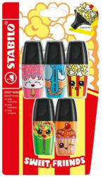 STABILO Textmarker "BOSS MINI Sweet Friends" 5er Pack