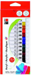 MARABU Acrylfarben-Set 12 x 12 ml mehrere Farben