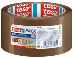 TESA Packband "Solid & strong" 66 m x 50 mm braun