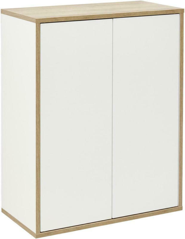 Unterschrank Finn B:60cm Weiß/Eiche Dekor