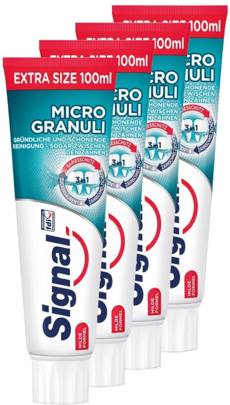 Signal Zahnpasta Micro Granuli 4 x 100 ml -