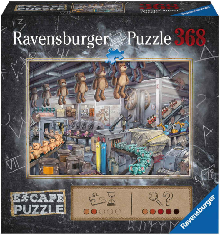 Ravensburger EXIT Puzzle Nella Fabbrica di Giocattoli 368 pezzi -