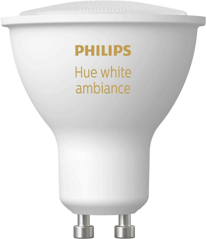 PHILIPS Leuchtmittel GU10 Hue White Ambince 50 W -