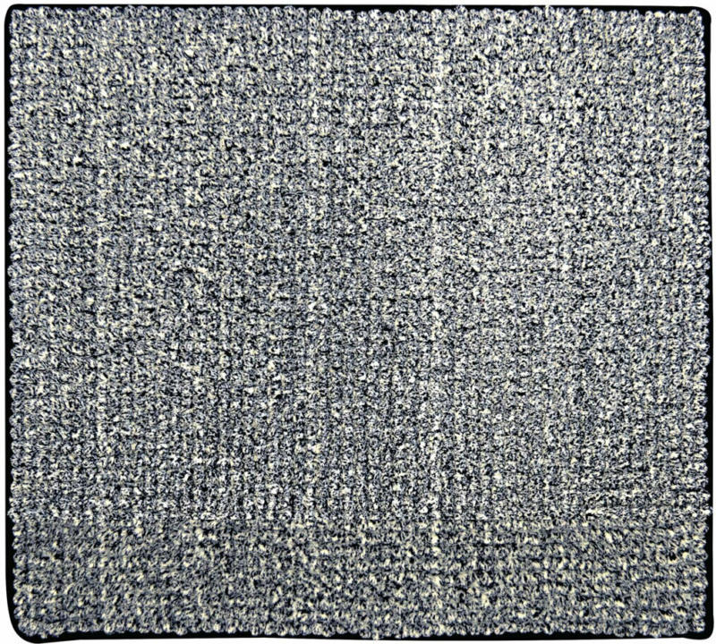 Vorleger „Fresh“, 55x50 cm, Fresh schwarz, Polyester