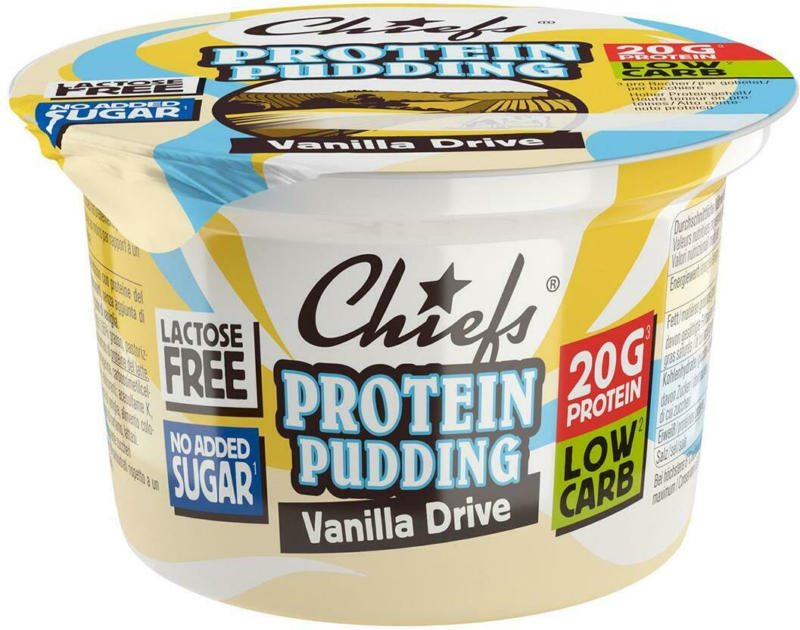 Chiefs Vanilla Drive Protein Pudding
