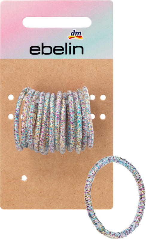 ebelin Haargummis Glitzer-Töne