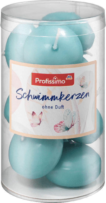 Profissimo Schwimmkerzen blau/grün