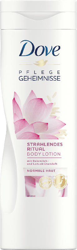 Dove Bodylotion Strahlendes Ritual Mit Lotus Und Reiswasser