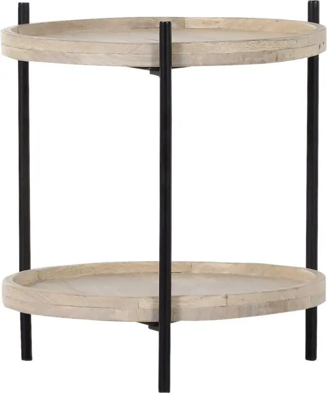 Beistelltisch aus Mangoholz Ø ca. 43cm