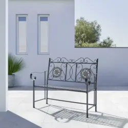 Gartenbank 'Vito', grau