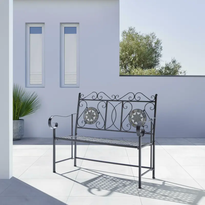 Gartenbank 'Vito', grau