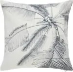 mömax Zierkissen Florence in Schwarz/Weiß ca. 45x45cm
