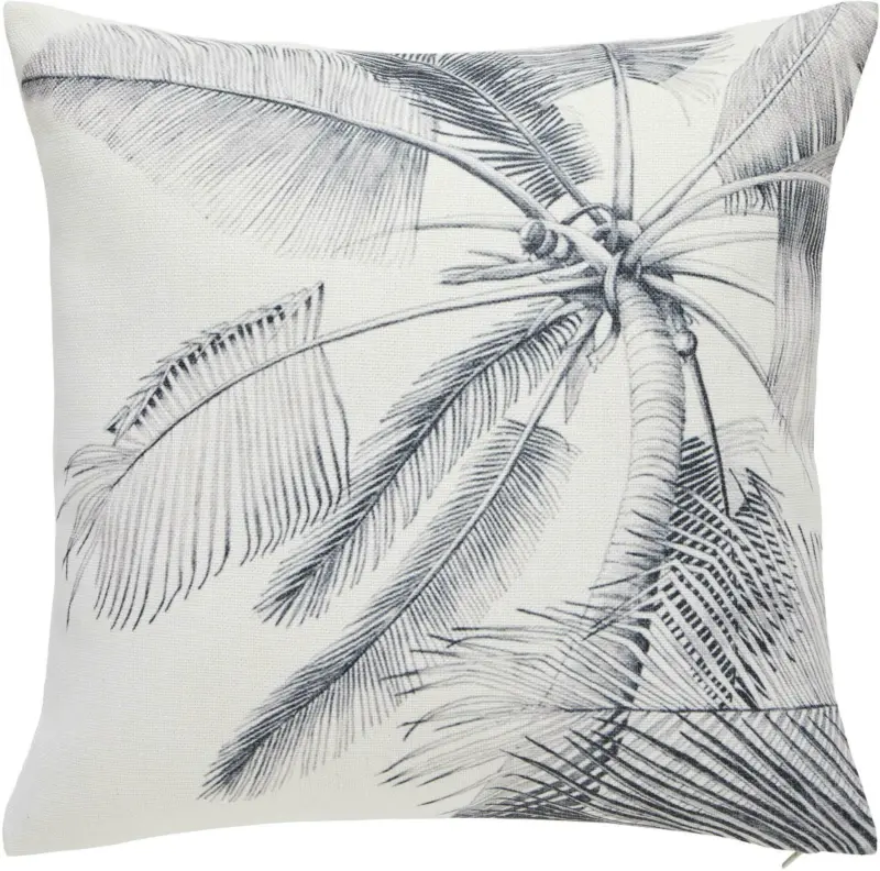 Zierkissen Florence in Schwarz/Weiß ca. 45x45cm