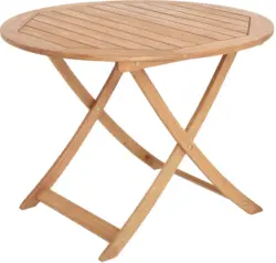 Gartenklapptisch aus Eukalyptus, natur