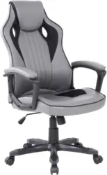 Drehstuhl in Grau/Schwarz