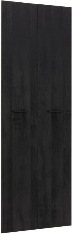 Türenset in Schwarz ca. 75x210x2cm