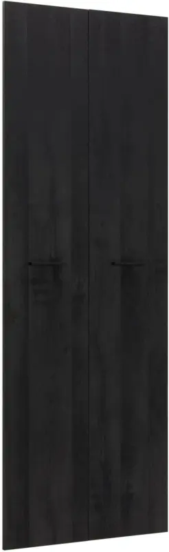 Türenset in Schwarz ca. 75x210x2cm