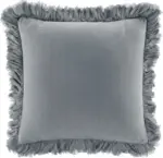 mömax Zierkissen Pascaline in Hellgrau ca. 45x45cm