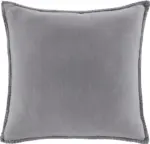 mömax Zierkissen Lorena in Hellgrau ca. 45x45cm