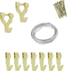 Wandhaken Goldfarben