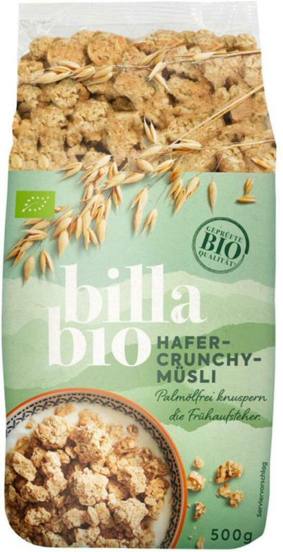 BILLA Bio Hafer Crunchy-Müsli