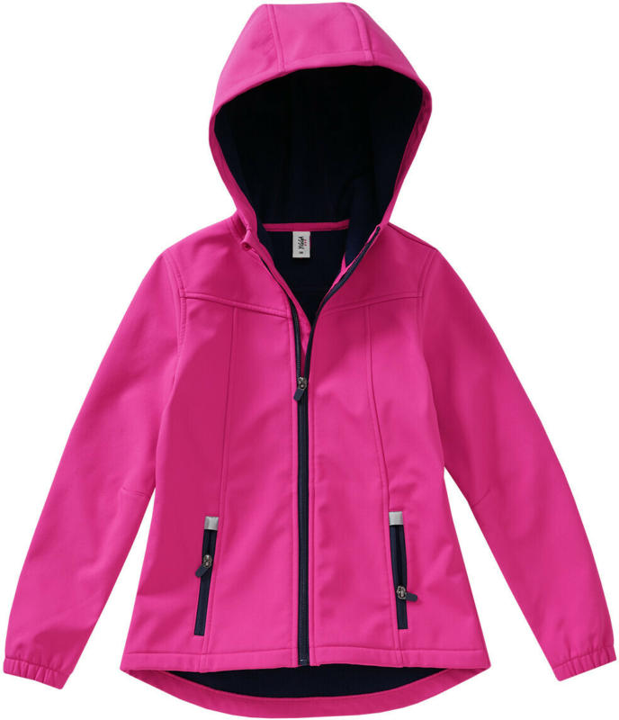 Mädchen Softshelljacke mit Kapuze (Nur online)